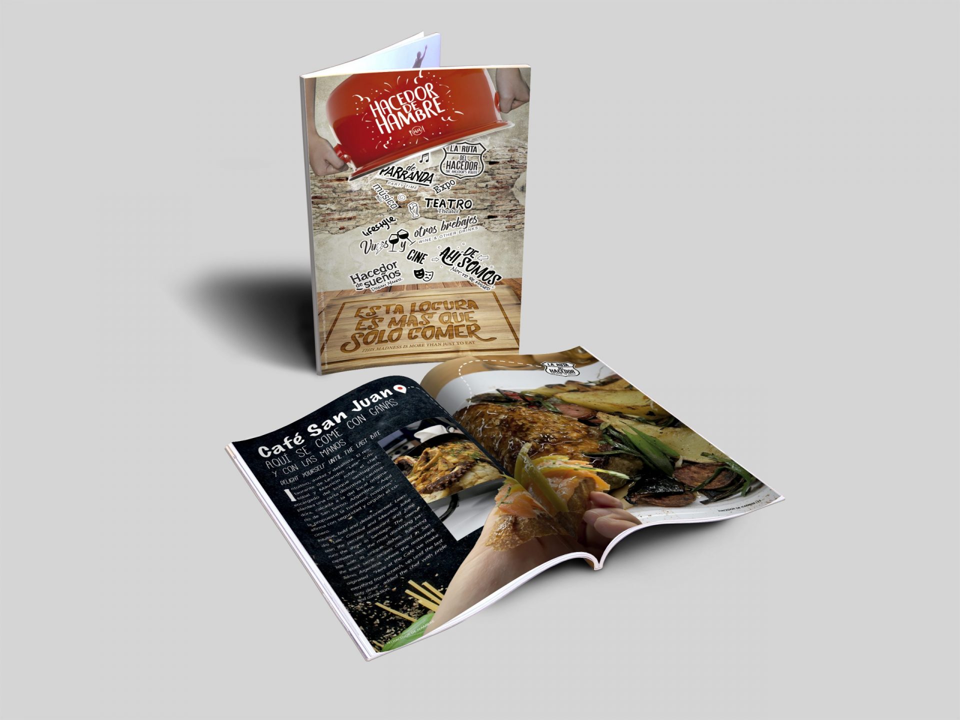 Diagramación Revista «Hacedor de Hambre»