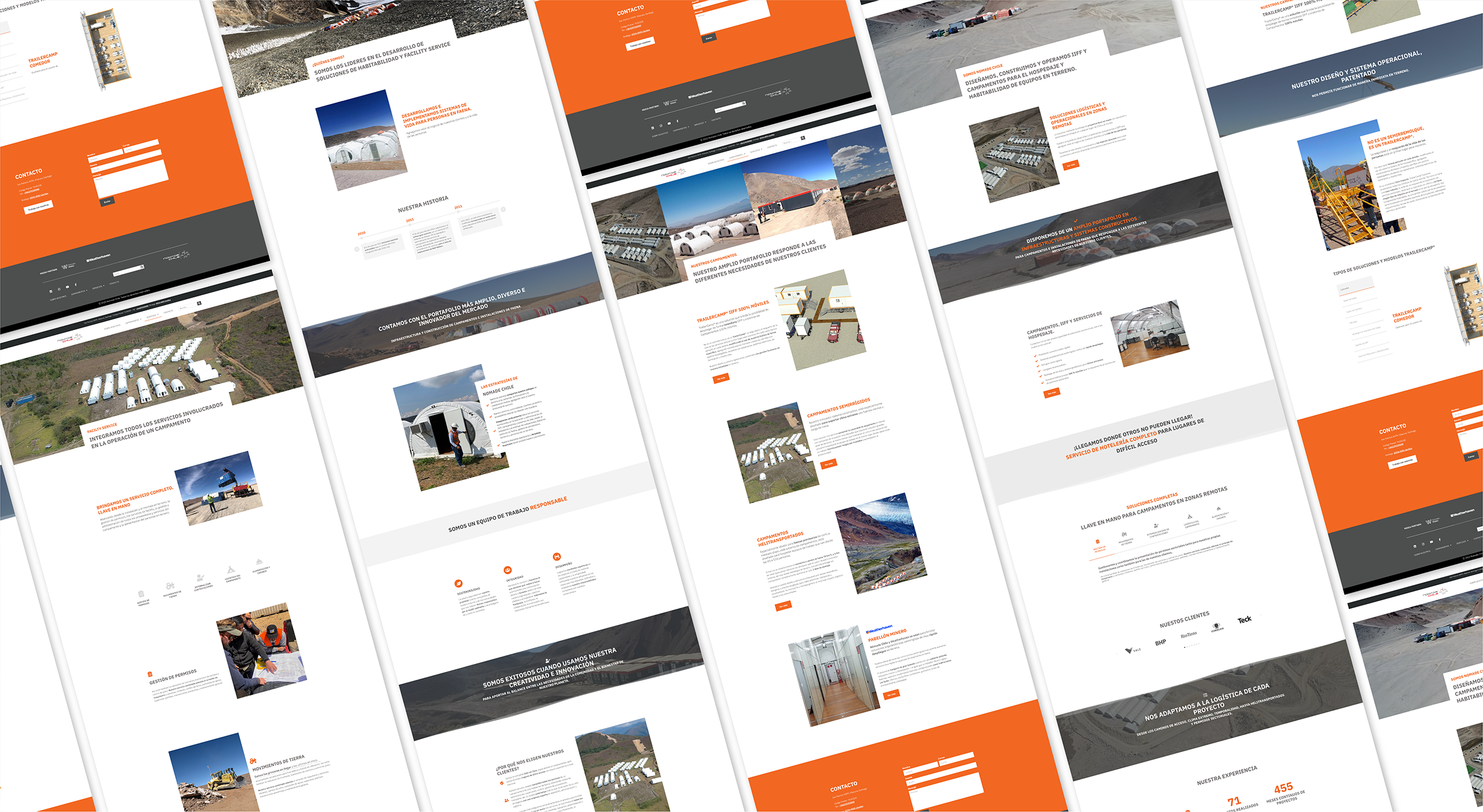 Nomade Chile · Diseño Web · Santiago de Chile · Hey Diseño