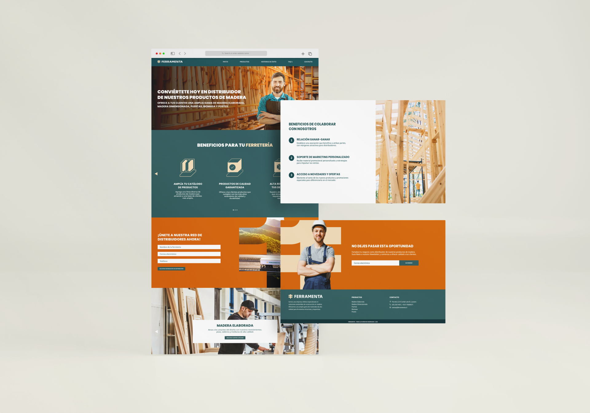 Ferramenta · Landing page · Diseño web · Hey Diseño