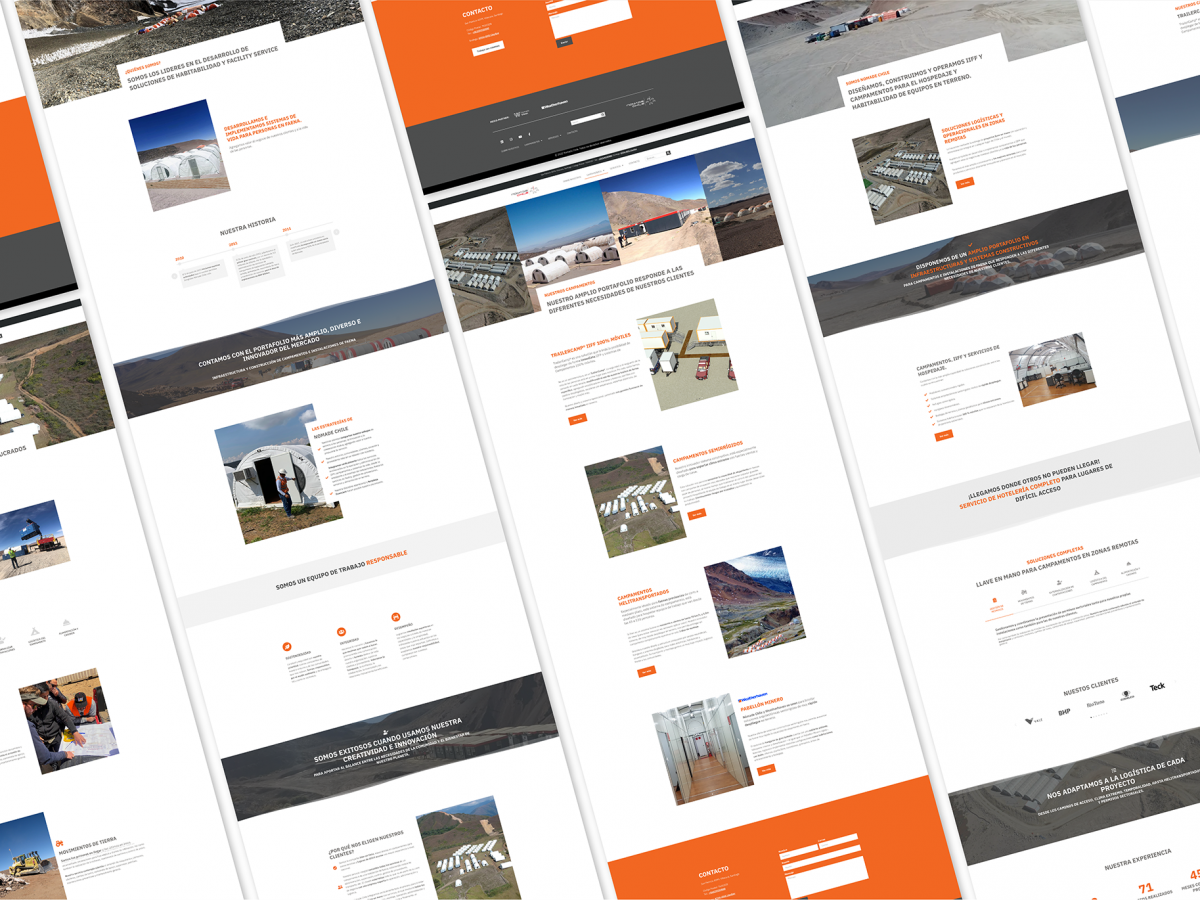 Nomade Chile · Diseño Web · Santiago de Chile · Hey Diseño
