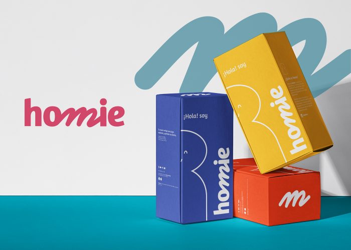 Homie · Branding, packaging y estrategia transmedia