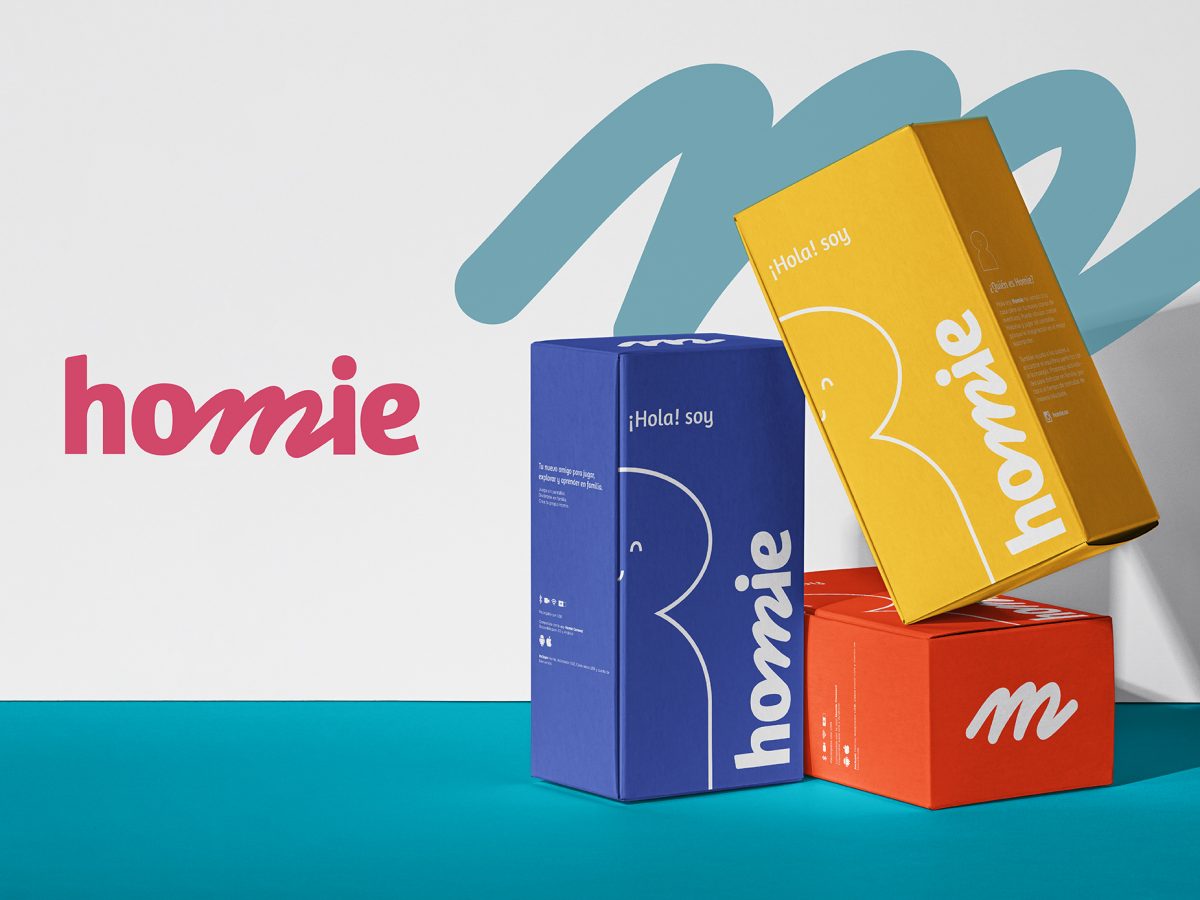 Homie · Branding, packaging y estrategia transmedia