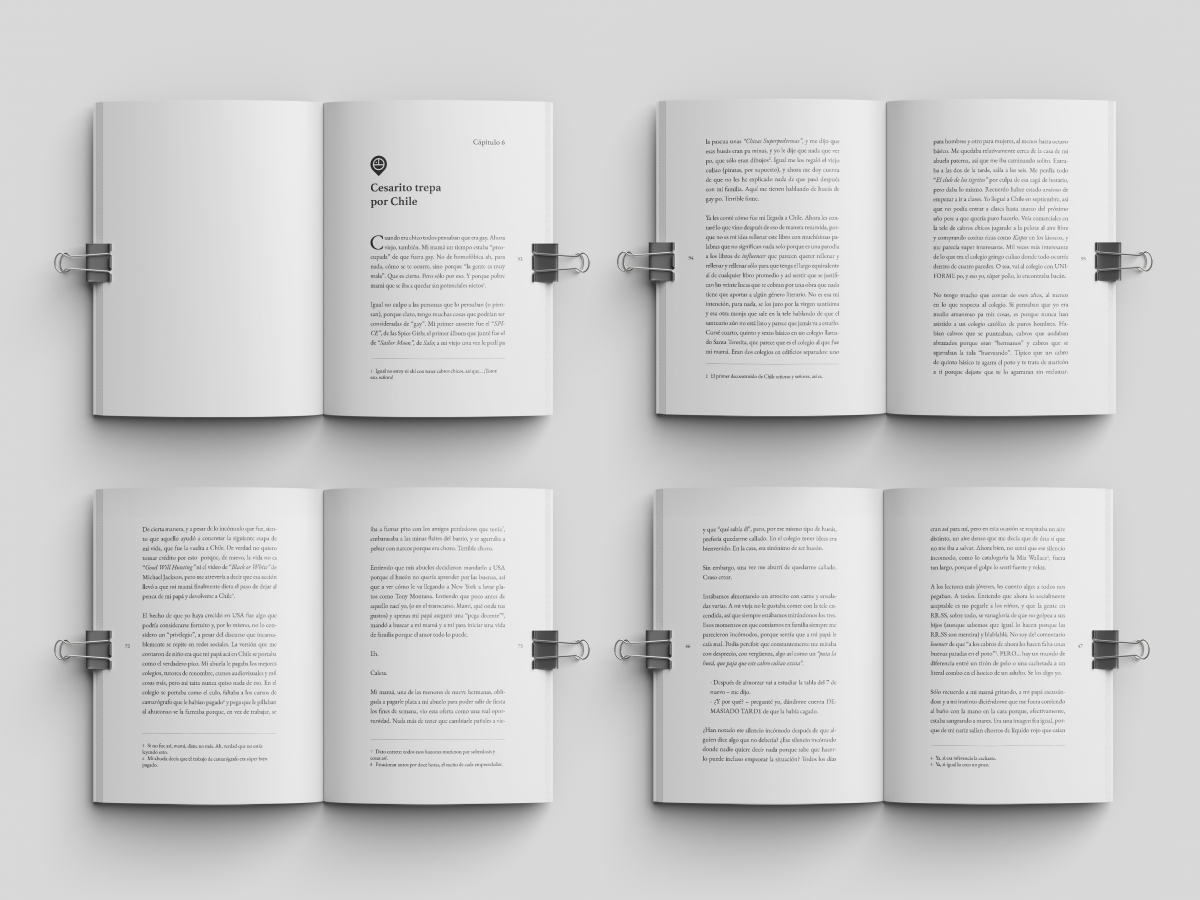 Diagramación interior y Diseño de Libro · Diseño editorial