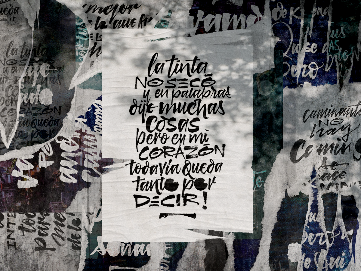Caligrafías · Exploraciones de Tipografía y diseño gestual