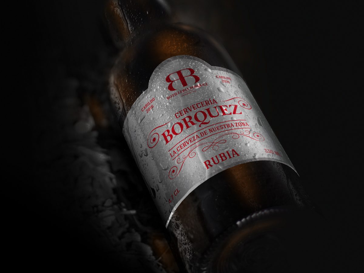 Cerveza Bórquez · Packaging · Etiqueta Chile