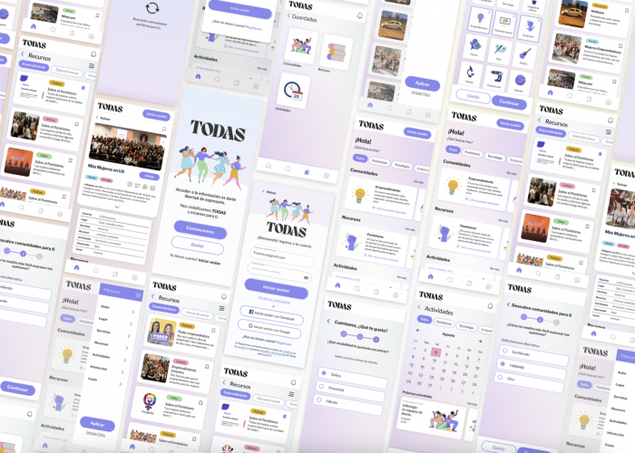 Plataforma Todas · Diseño Web y UX · Posgrado UC Chile