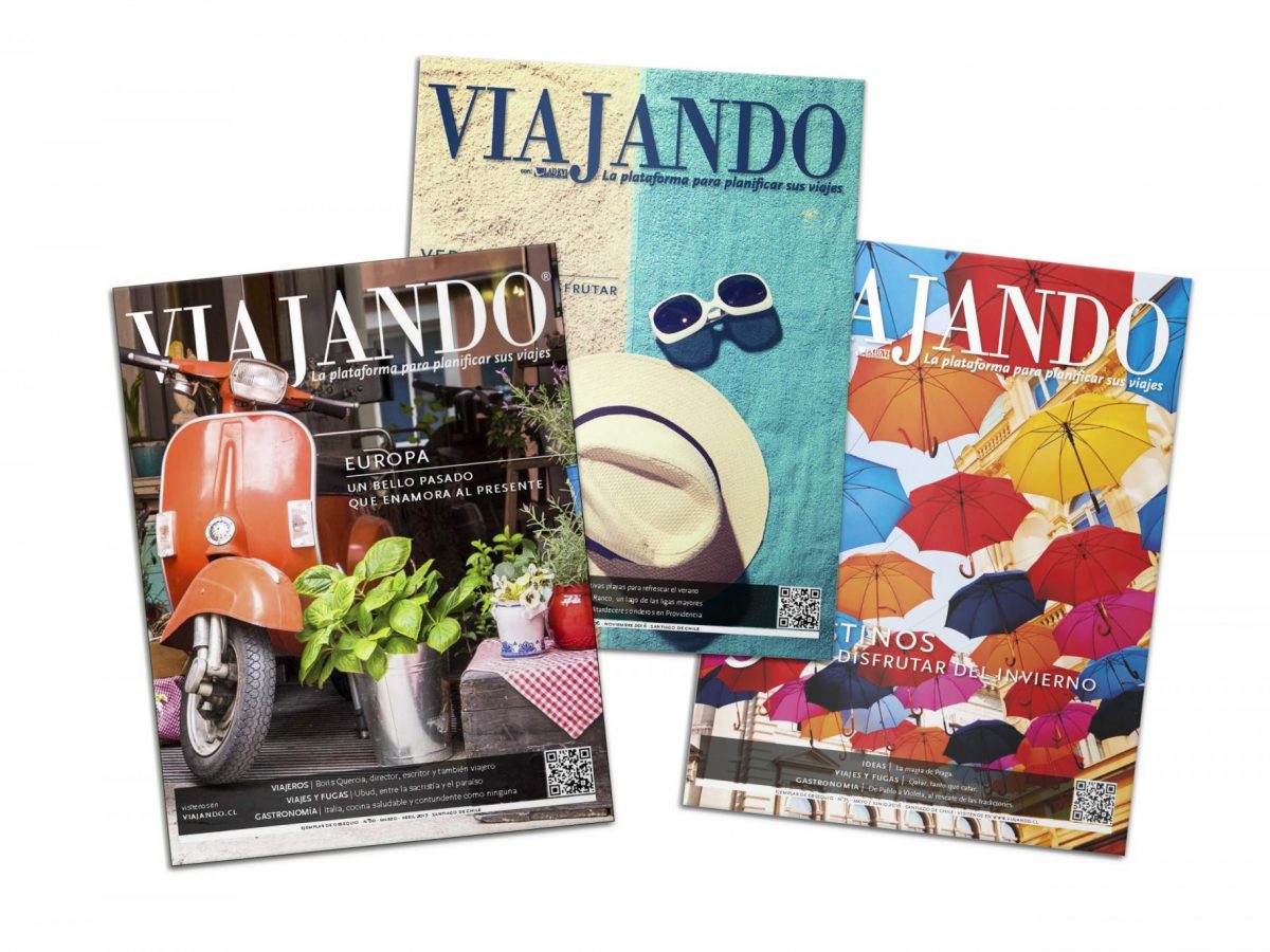 Diagramación revista «Viajando» y «La Agencia de Viajes»