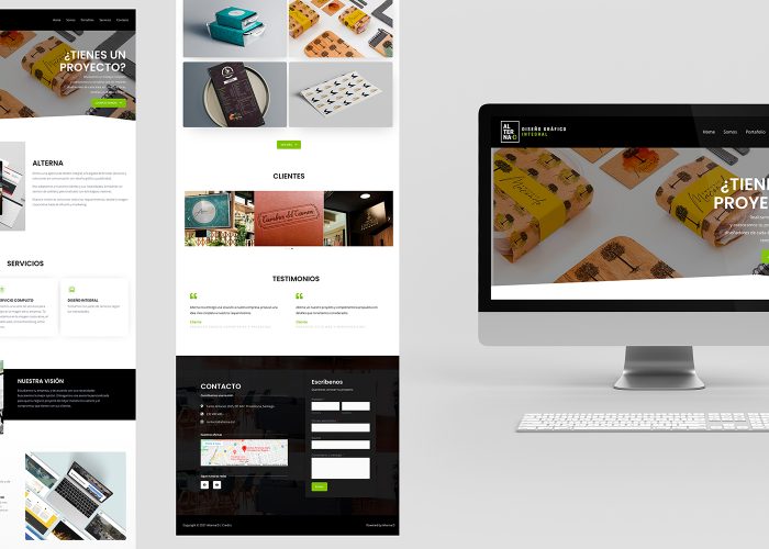 Sitios web corporativos · Diseño web Chile