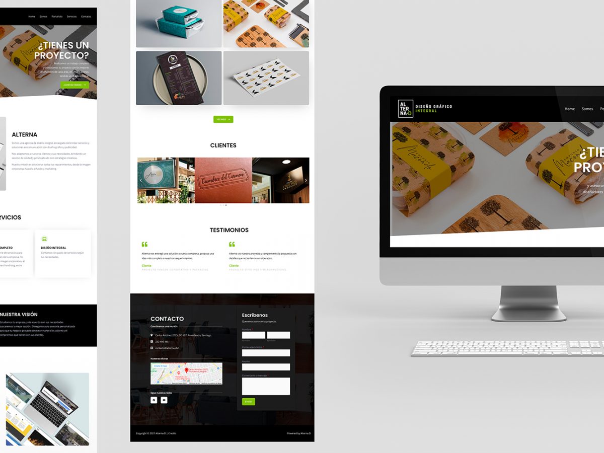 Sitios web corporativos · Diseño web Chile